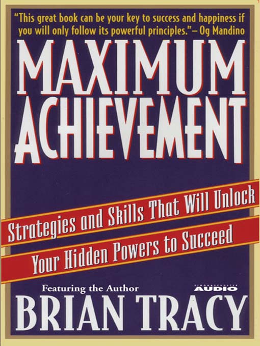 Title details for Maximum Achievement by Brian Tracy - Wait list